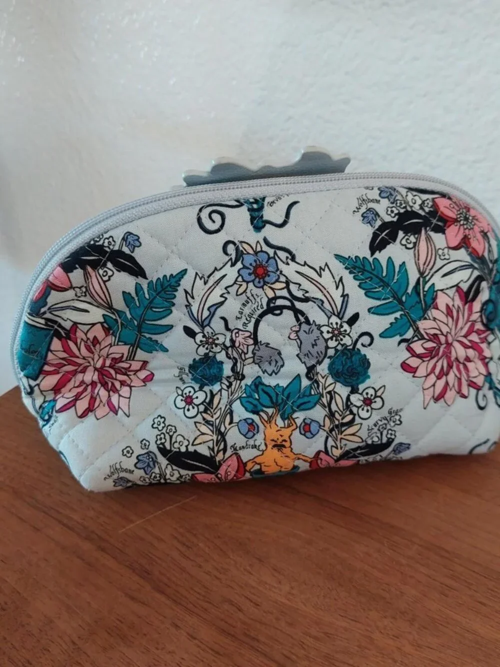 vera bradley herbology Harry Potter Hedwig's Magical Garden Makeup Bag with grap